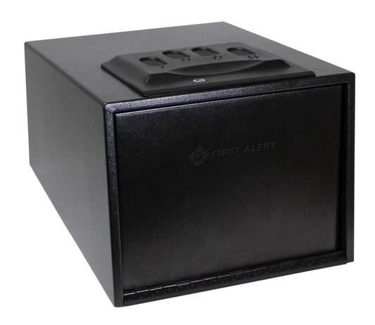 5400DF Large Pistol or Handgun Safe, 2 to 3 Gun Holding, Steel, Black, Powder-Coated, Electronic Lock